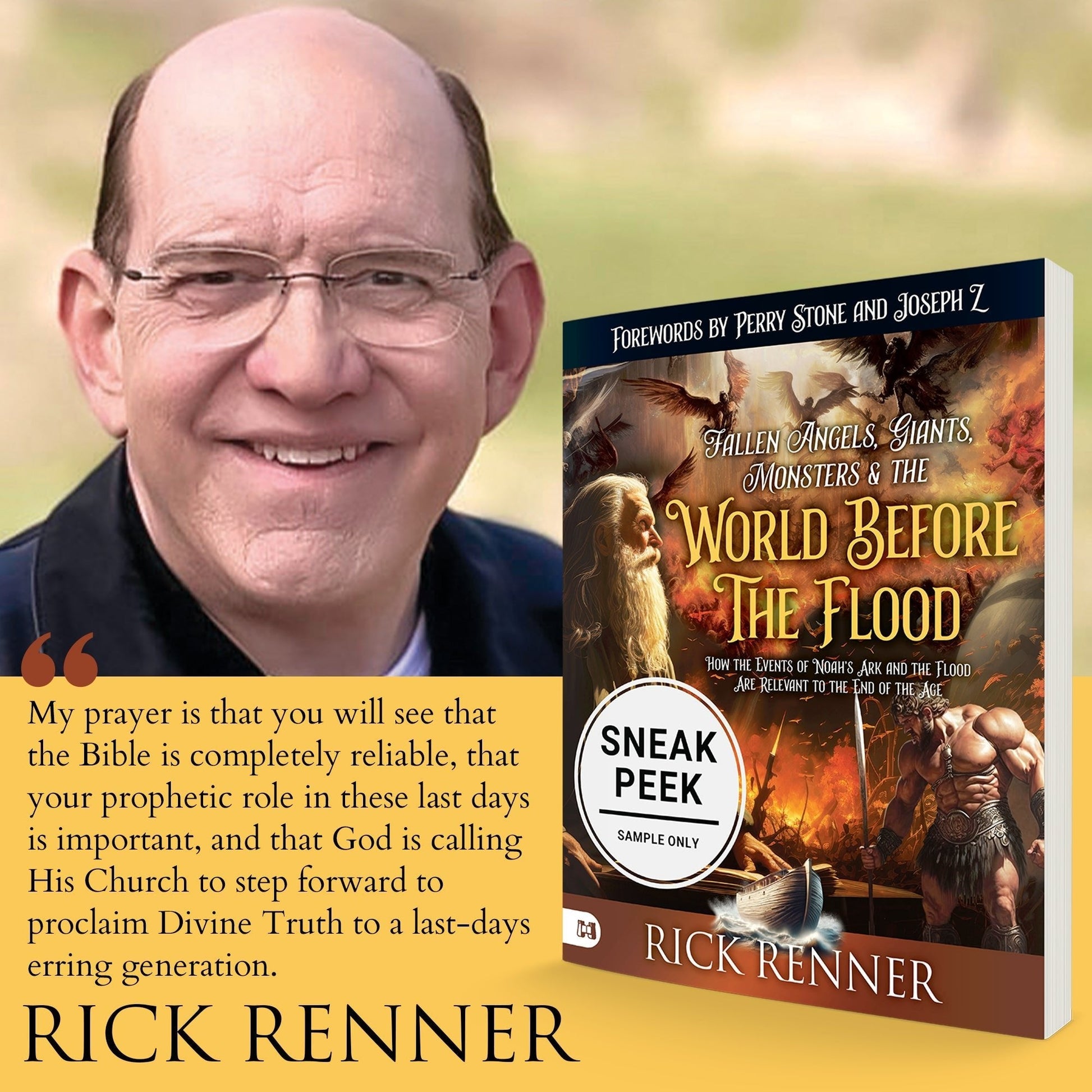 Fallen Angels, Giants, Monsters and the World Before the Flood: How the Events of Noah's Ark and the Flood Are Relevant to the End of the Age Paperback – September 3, 2024 - Faith & Flame - Books and Gifts - Harrison House - 9781667505879